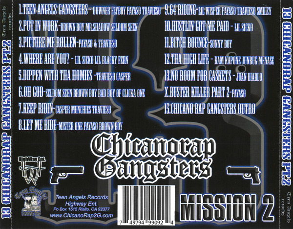13 Chicano Rap Gangsters Mission 2 Chicano Rap